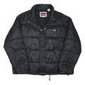 LEVI'S Womens Black Puffer Jacket L Polyester Blend Zip Casual Warm Winter