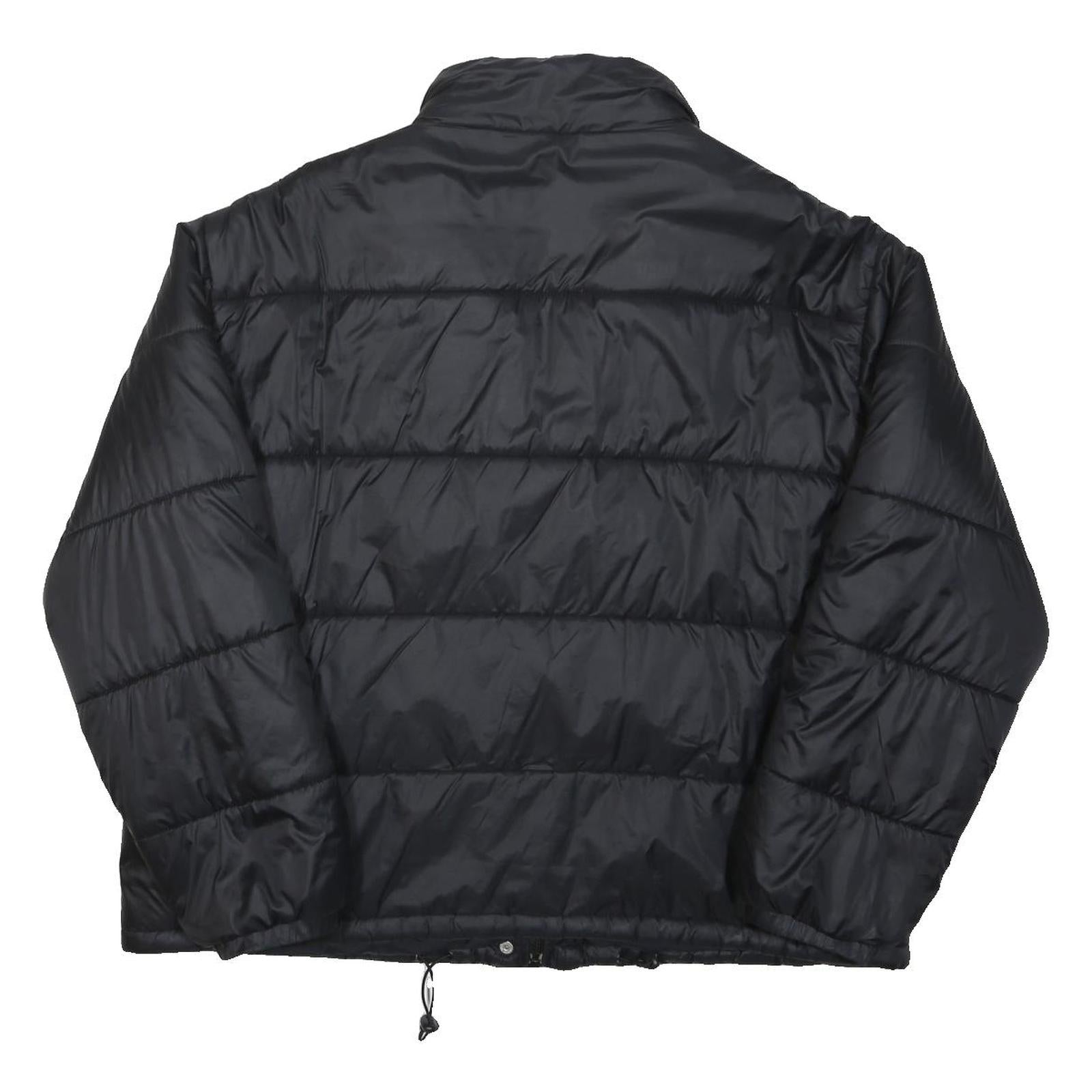 LEVI'S Womens Black Puffer Jacket L Polyester Blend Zip Casual Warm Winter
