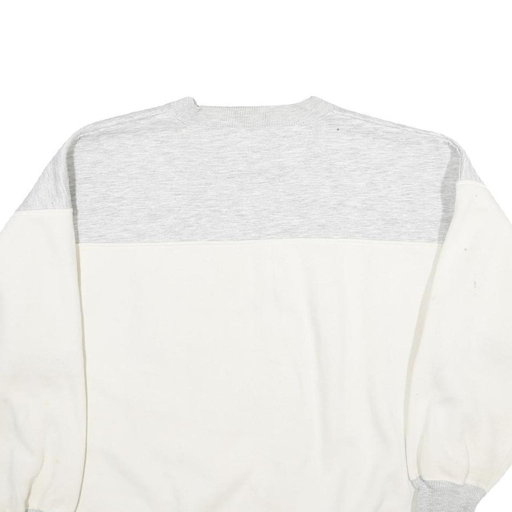 CASTAWAYS Mens White & Grey Tennessee Football Crew Neck L Sweatshirt Cotton