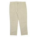 DICKIES Mens Regular Fit Beige Polyester Blend Trousers W40 L32 Classic Straight