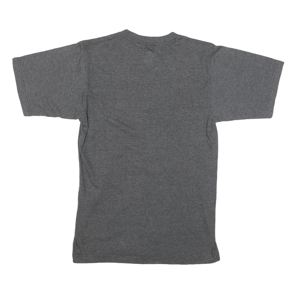 ADIDAS Mens Grey S Graphic T-Shirt Short Sleeve Crew Neck Casual Sporting