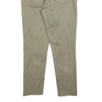 LEVI'S Womens Slim Slim Khaki Green Cotton Blend Trousers W32 L25 Comfortable
