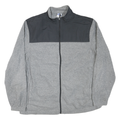 STARTER Mens Grey & Black Zip Jacket XL Polyester Blend Casual Lightweight