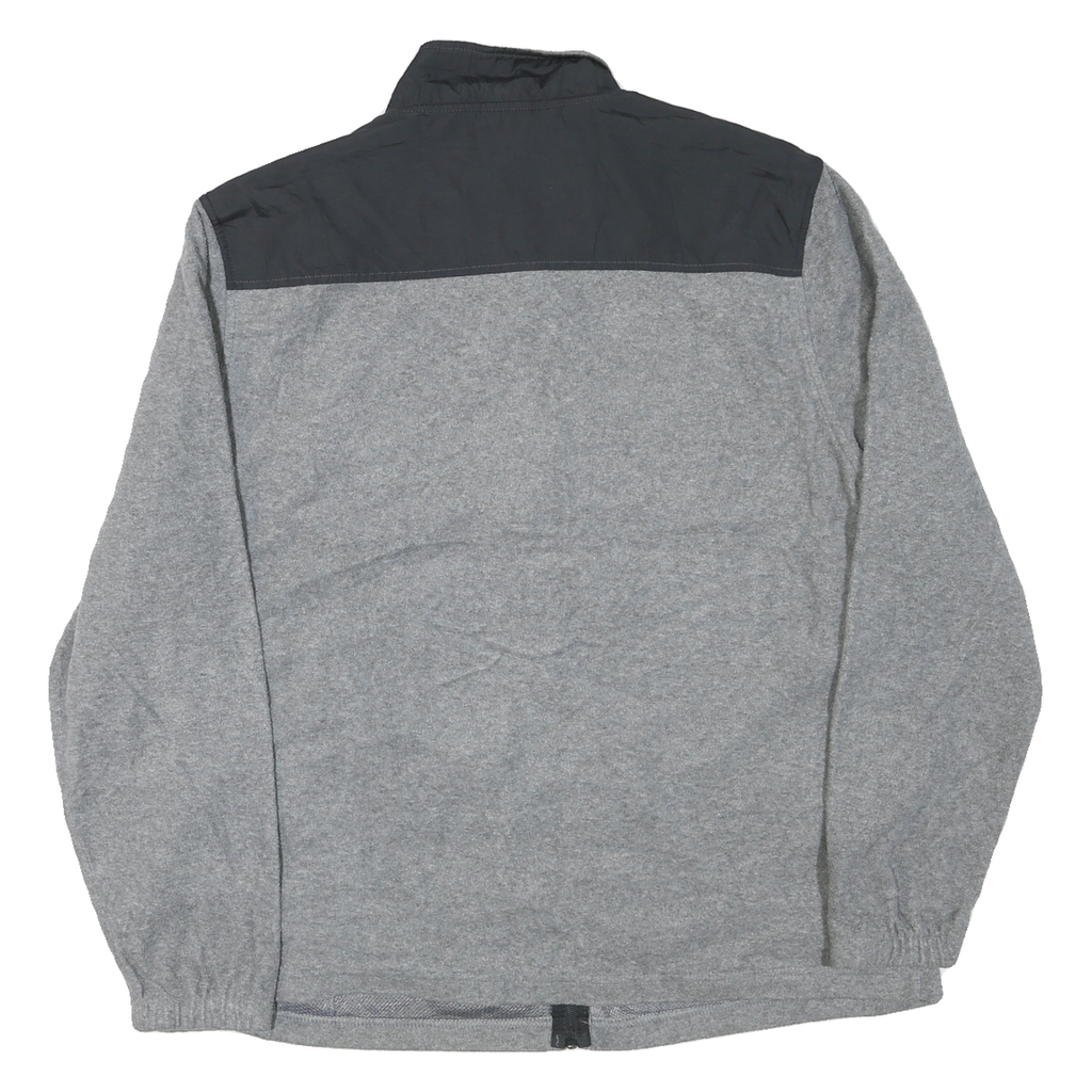 STARTER Mens Grey & Black Zip Jacket XL Polyester Blend Casual Lightweight