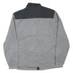 STARTER Mens Grey & Black Zip Jacket XL Polyester Blend Casual Lightweight