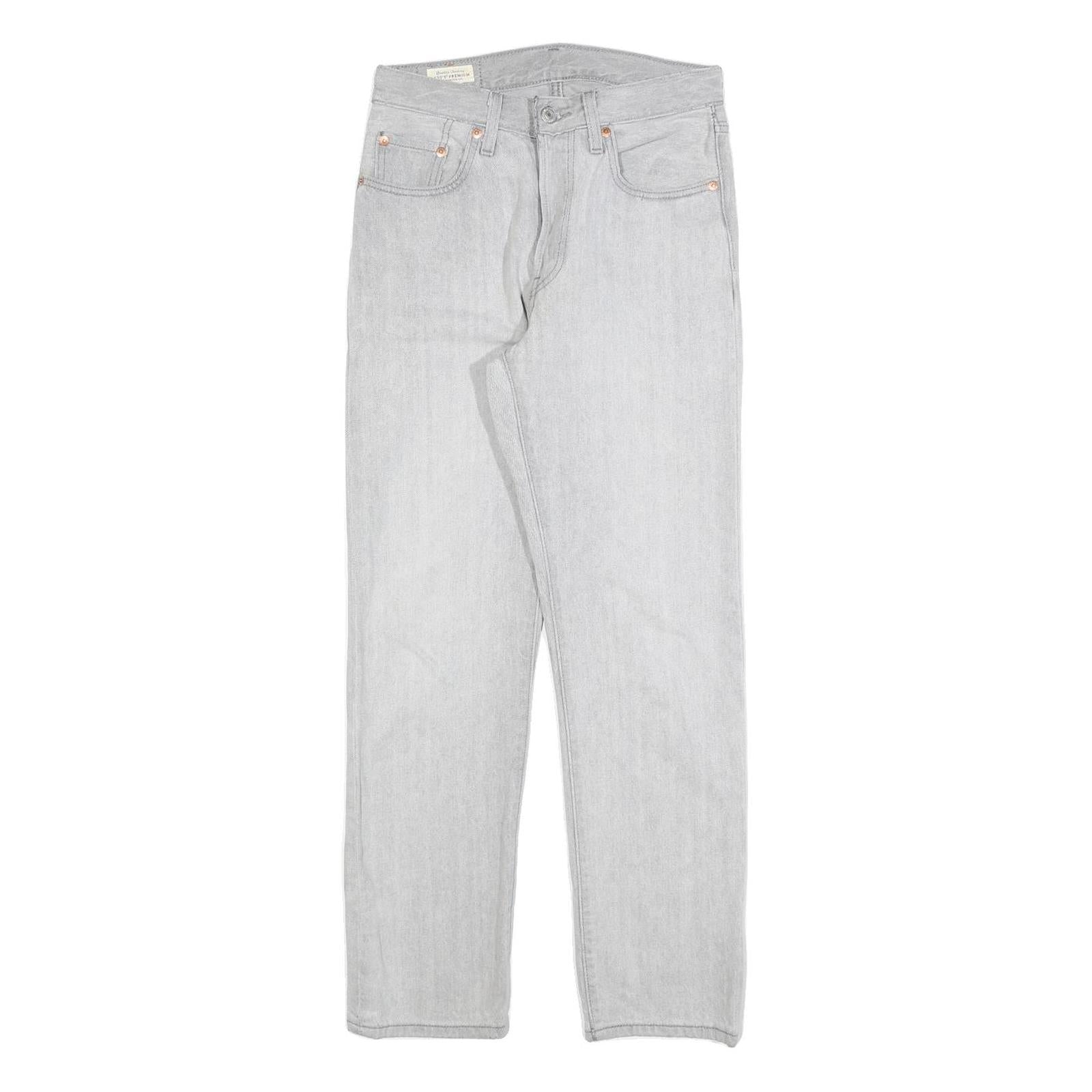 LEVI'S 501 Big E Womens Jeans Regular Straight Denim Light W24 L28 Classic Style