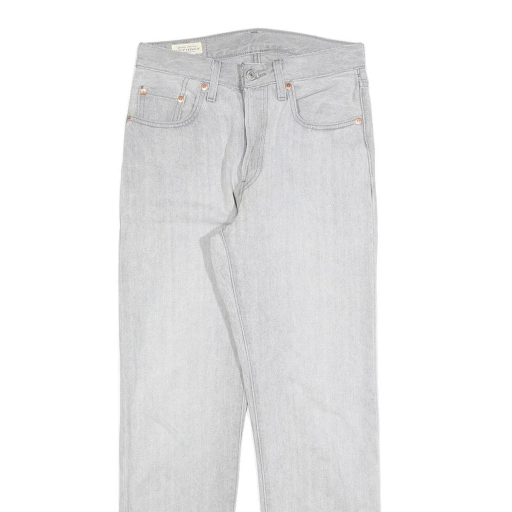 LEVI'S 501 Big E Womens Jeans Regular Straight Denim Light W24 L28 Classic Style