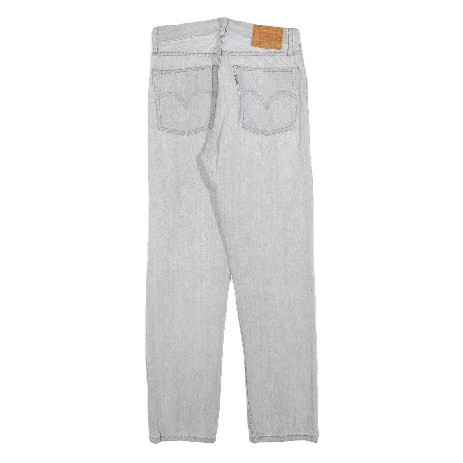 LEVI'S 501 Big E Womens Jeans Regular Straight Denim Light W24 L28 Classic Style