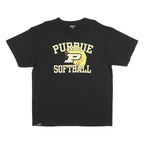 JANSPORT Mens Black Purdue Softball Graphic T-Shirt XL Crew Neck Short Sleeve