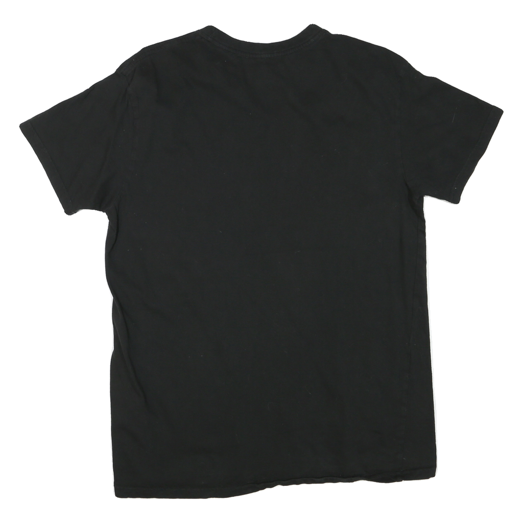 ADIDAS Womens Black Logo Print T-Shirt L Short Sleeve Crew Neck Casual