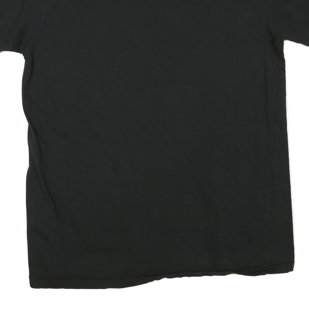 ADIDAS Womens Black Logo Print T-Shirt L Short Sleeve Crew Neck Casual