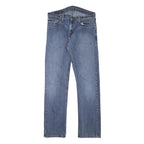 LEVI'S Mens Regular Blue Denim Light W30 L30 Straight Leg Zip Cotton Blend Jeans