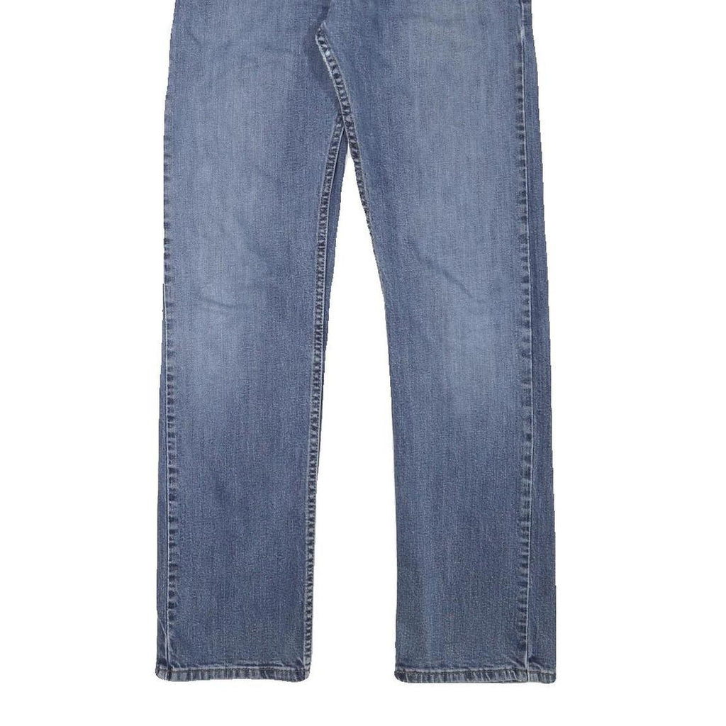 LEVI'S Mens Regular Blue Denim Light W30 L30 Straight Leg Zip Cotton Blend Jeans