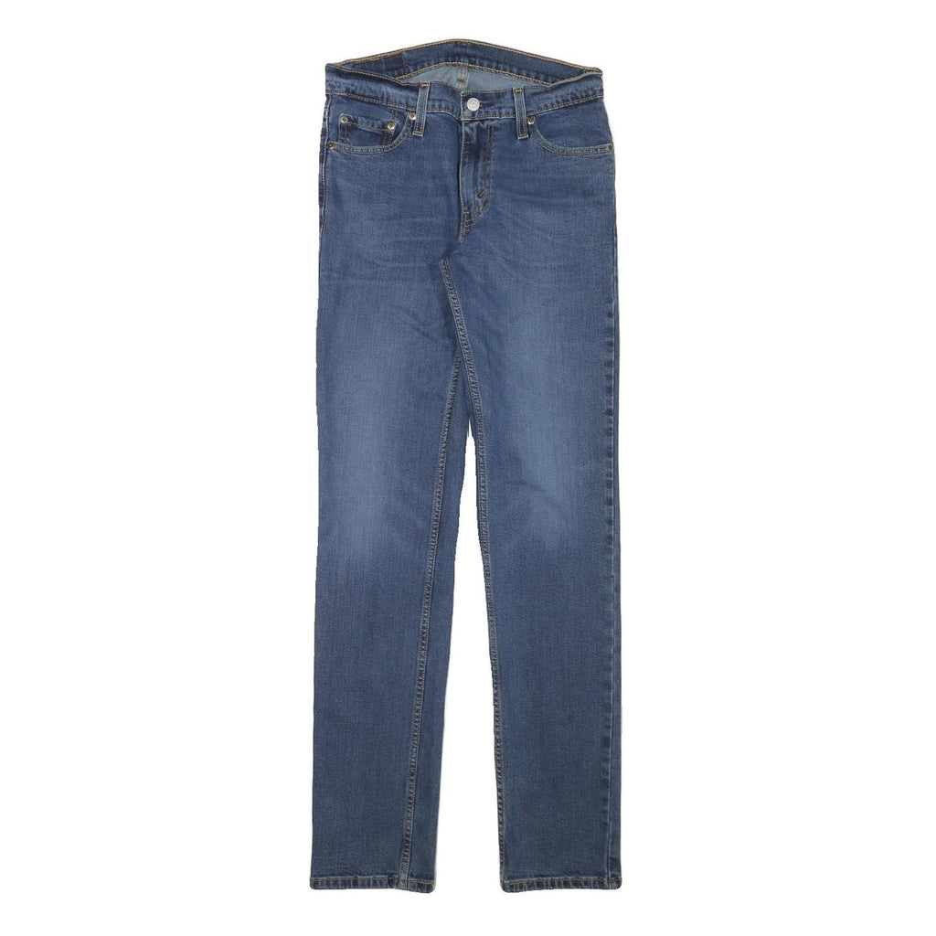 LEVI'S Mens Slim Blue Denim Jeans W28 L32 Zip Classic Fit Straight Leg