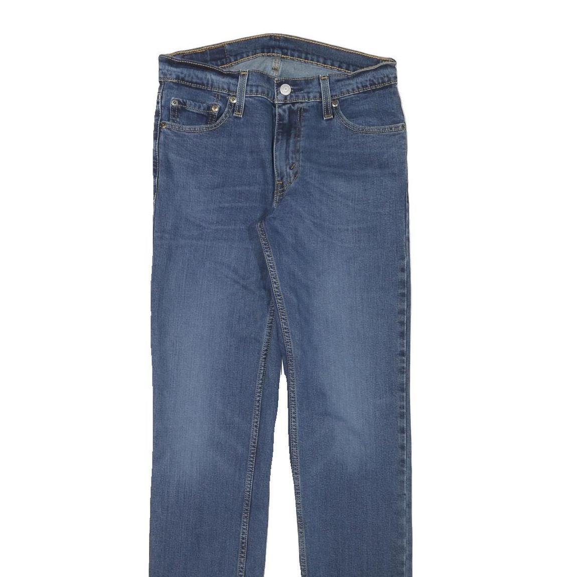 LEVI'S Mens Slim Blue Denim Jeans W28 L32 Zip Classic Fit Straight Leg