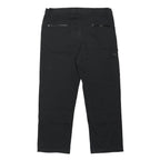 DICKIES Mens Black Polyester Blend Regular Straight Trousers W36 L29 Workwear