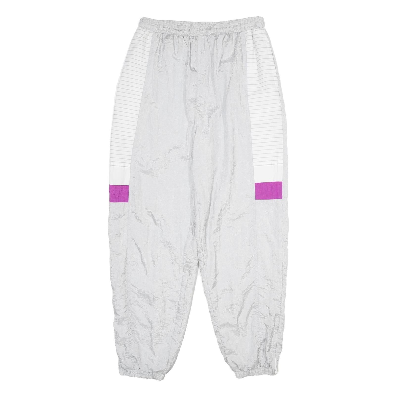 EQUIPE Womens Joggers White & Purple Regular Tapered M W28 L32 Lightweight