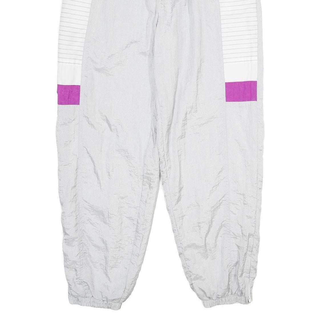 EQUIPE Womens Joggers White & Purple Regular Tapered M W28 L32 Lightweight