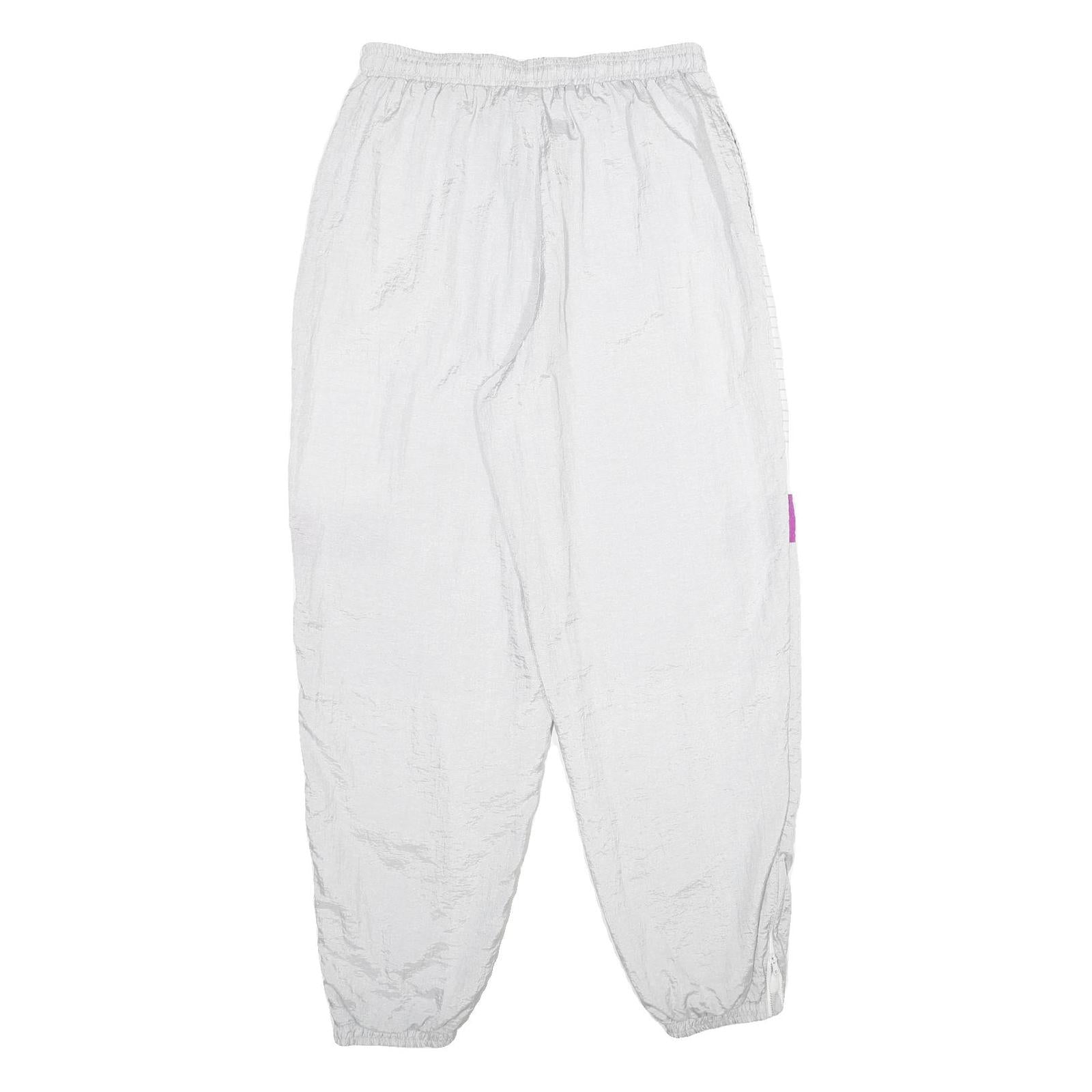 EQUIPE Womens Joggers White & Purple Regular Tapered M W28 L32 Lightweight
