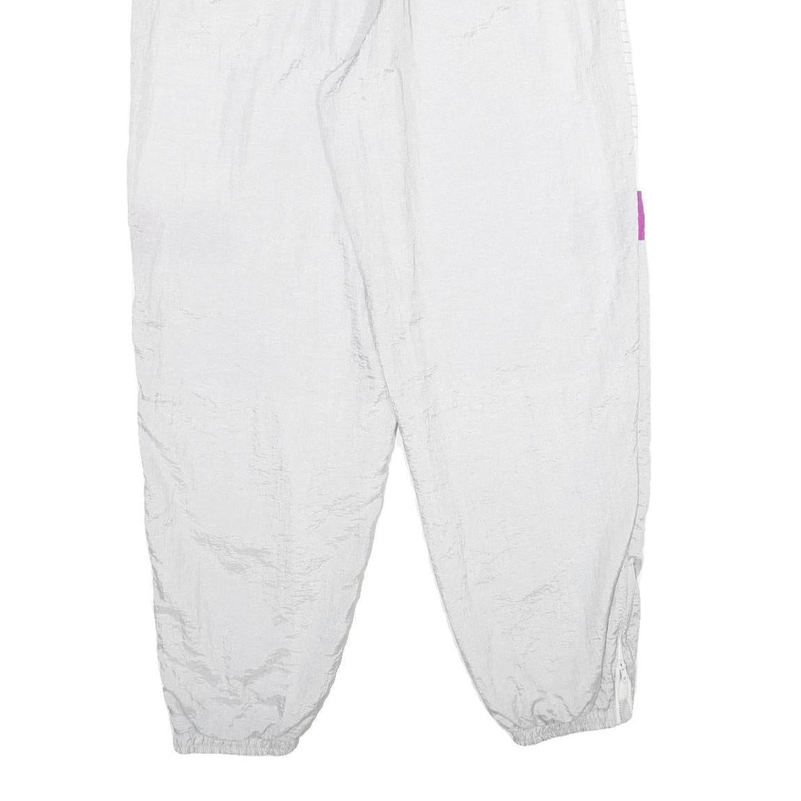 EQUIPE Womens Joggers White & Purple Regular Tapered M W28 L32 Lightweight