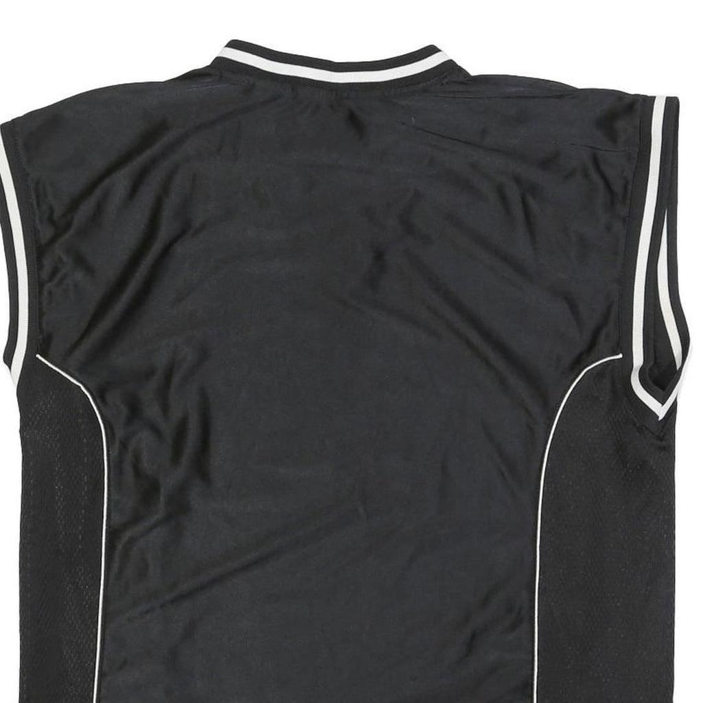 STARTER Mens Black Sleeveless V-Neck Jersey L Sports Casual Streetwear