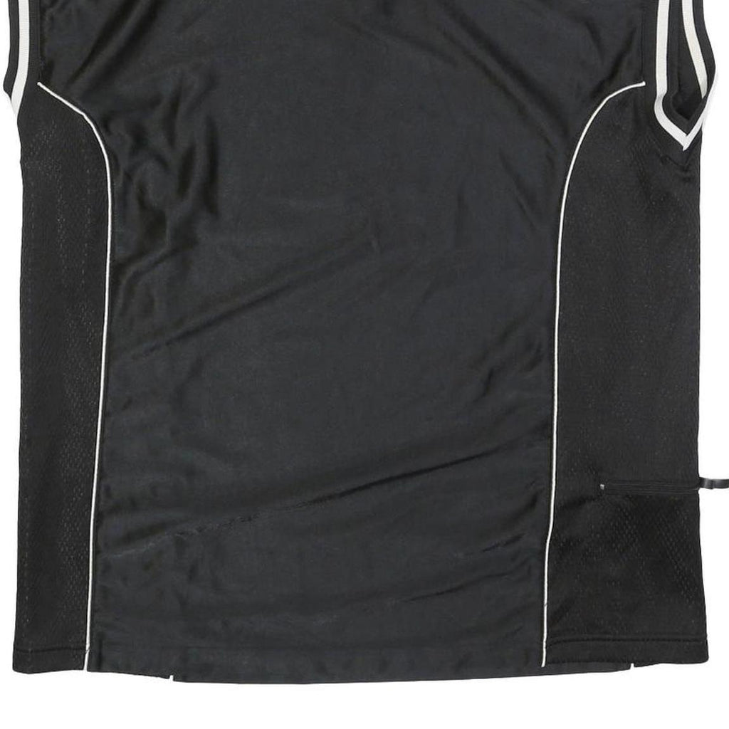 STARTER Mens Black Sleeveless V-Neck Jersey L Sports Casual Streetwear