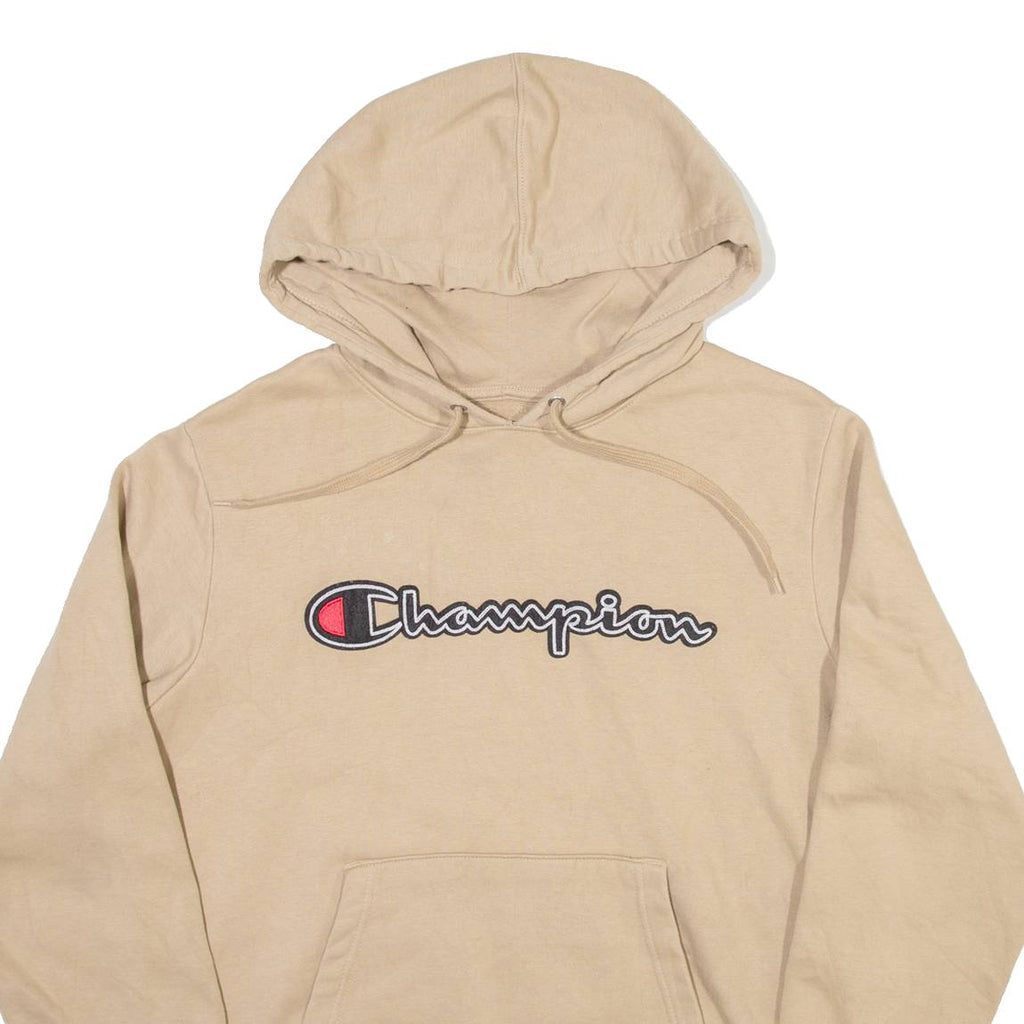 CHAMPION Mens Beige Hoodie M