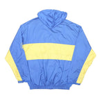 KARRIMOR Mens Blue & Yellow Outdoor Nylon Jacket M Zip Hooded