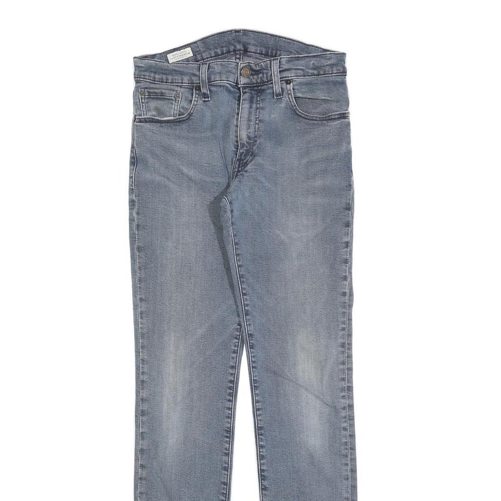 LEVI'S 511 BIG E Mens Slim Blue Denim Light W30 L32 Zip Slim Fit Stretch Jeans