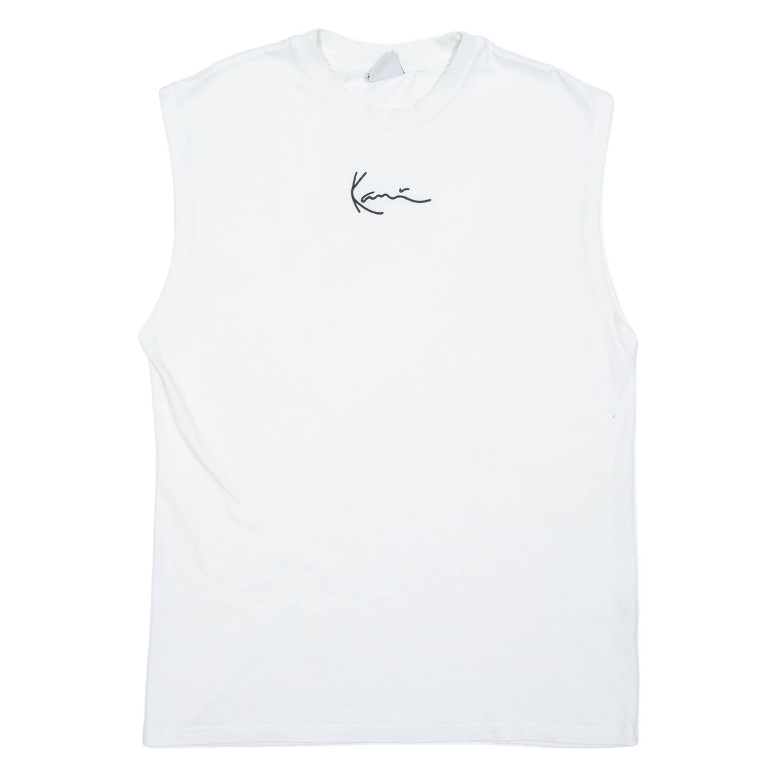 KARL KANI Mens Vest White Sleeveless S