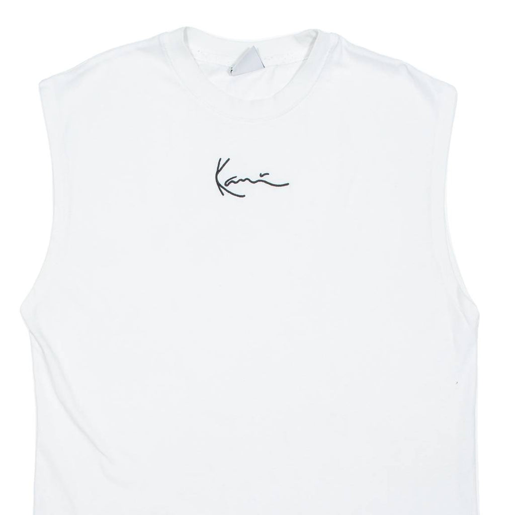 KARL KANI Mens Vest White Sleeveless S