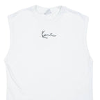 KARL KANI Mens Vest White Sleeveless S