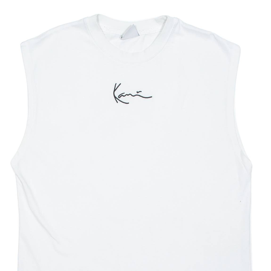 KARL KANI Mens Vest White Sleeveless S