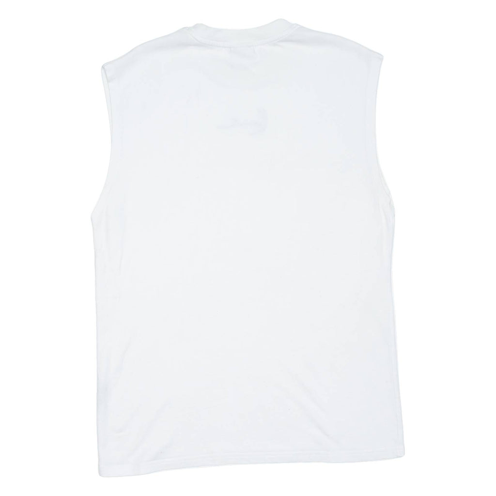 KARL KANI Mens Vest White Sleeveless S