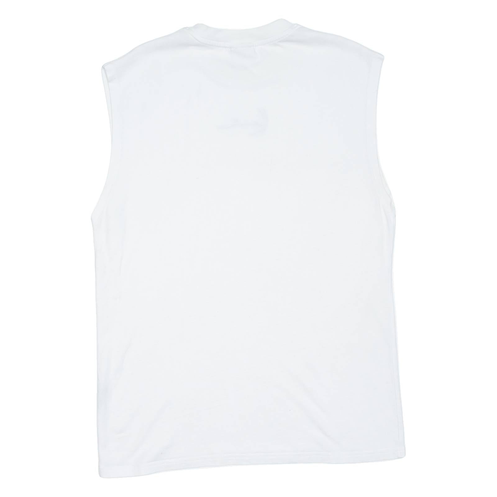KARL KANI Mens Vest White Sleeveless S