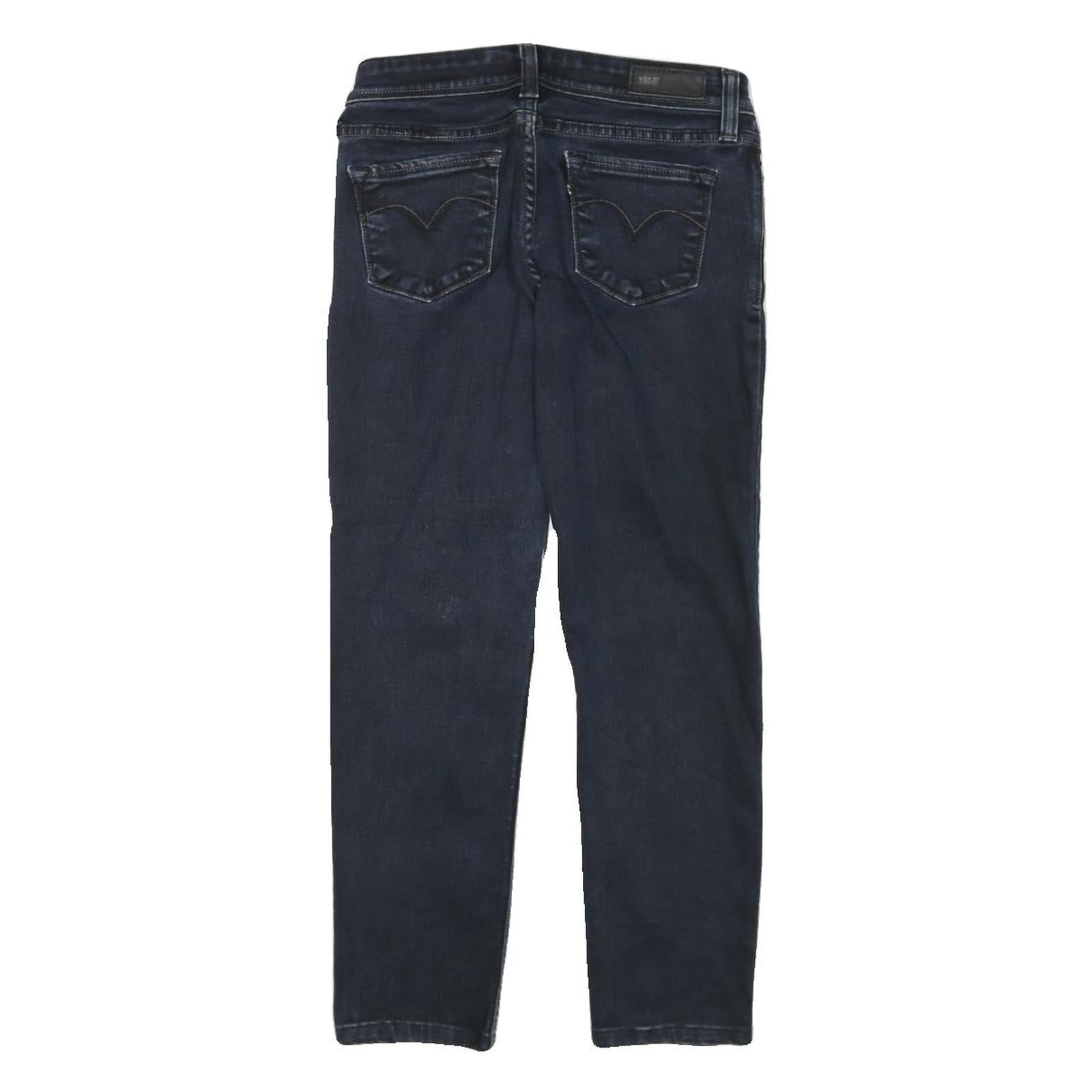 LEVI'S Womens Slim Blue Jeans Denim Dark W26 L25 Zip Classic Fit Regular