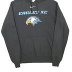 NIKE Womens Black Eagles XC Pullover Hoodie XS Cotton Blend Sports Sweatshirt