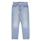 LEVI'S 501 Womens Jeans Blue Regular Straight Denim Light W28 L28 Classic Fit