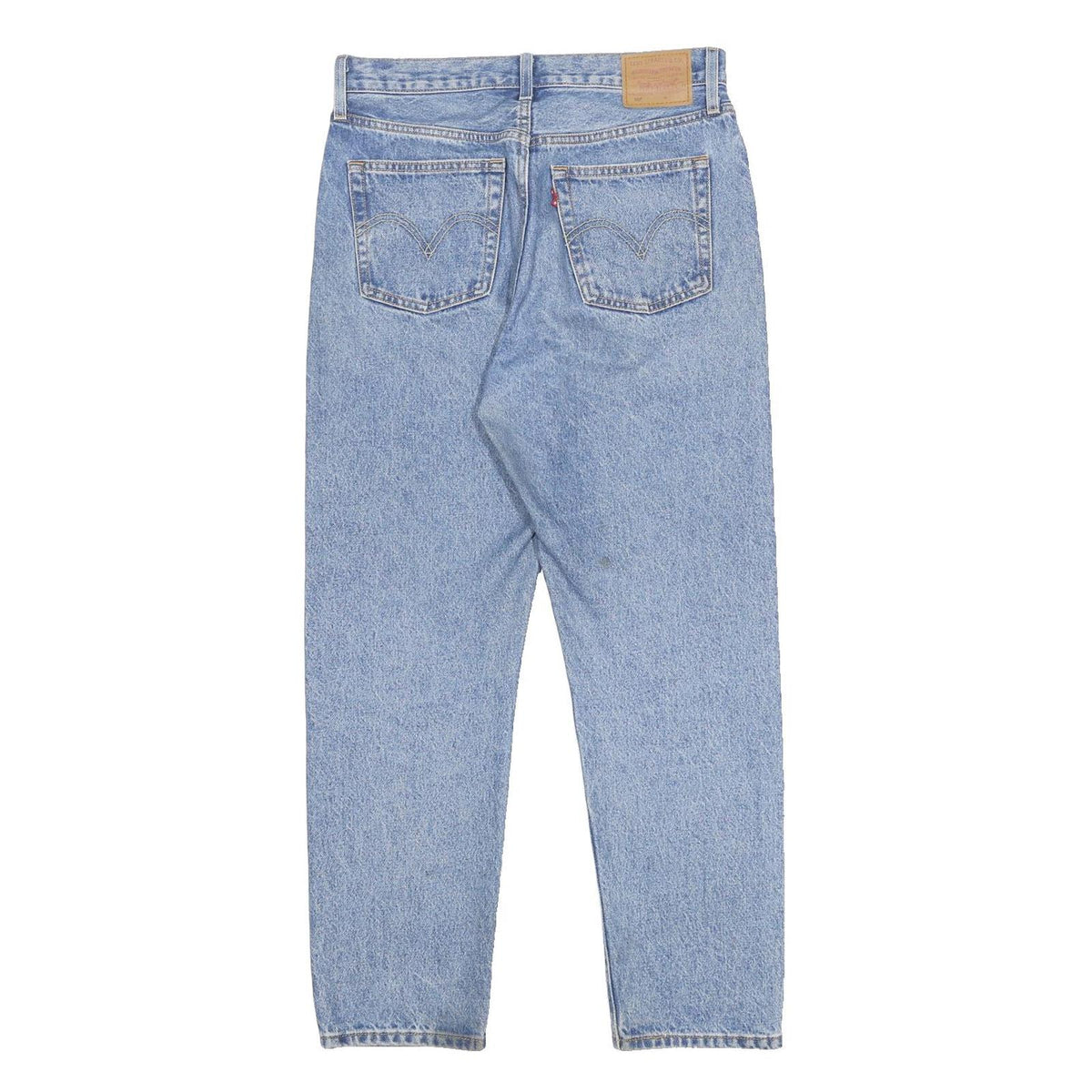 LEVI'S 501 Womens Jeans Blue Regular Straight Denim Light W28 L28 Classic Fit