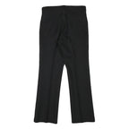 LEVI'S Mens Black Polyester Regular Flared Trousers W28 L26
