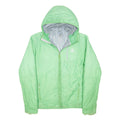 SALOMAN Mens Light Green Jacket L Polyester Zip Hooded Plain Outdoor Activewear