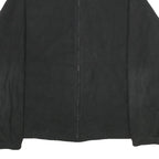 STARTER Mens Black Jacket L Polyester Plain Zip Comfort Casual Sportswear