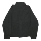 STARTER Mens Black Jacket L Polyester Plain Zip Comfort Casual Sportswear