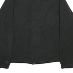 STARTER Mens Black Jacket L Polyester Plain Zip Comfort Casual Sportswear