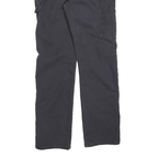 DICKIES Mens Cotton Blend Black Regular Straight Trousers W32 L32 Workwear Zip