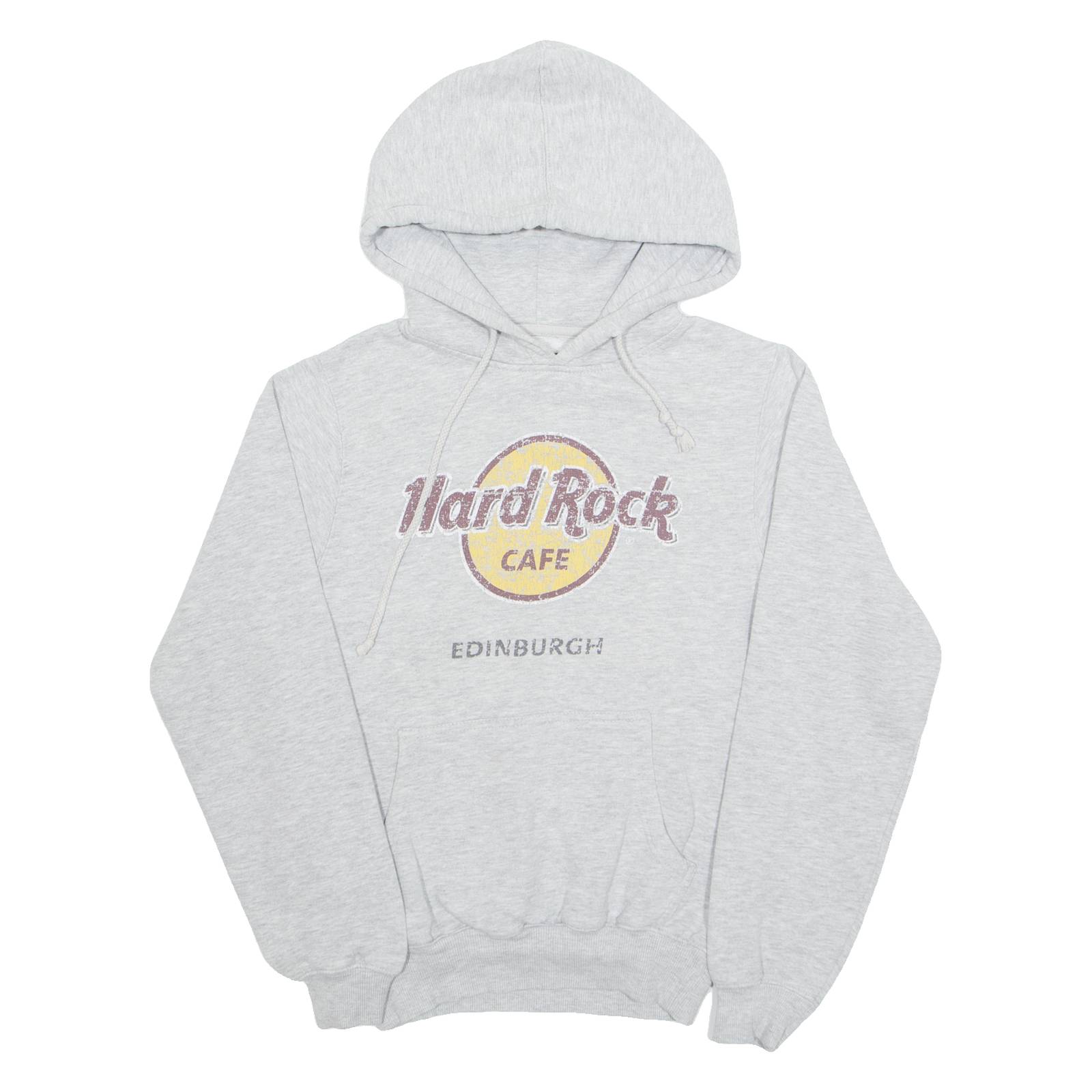 HARD ROCK CAFE Edinburgh Mens Grey Hoodie S