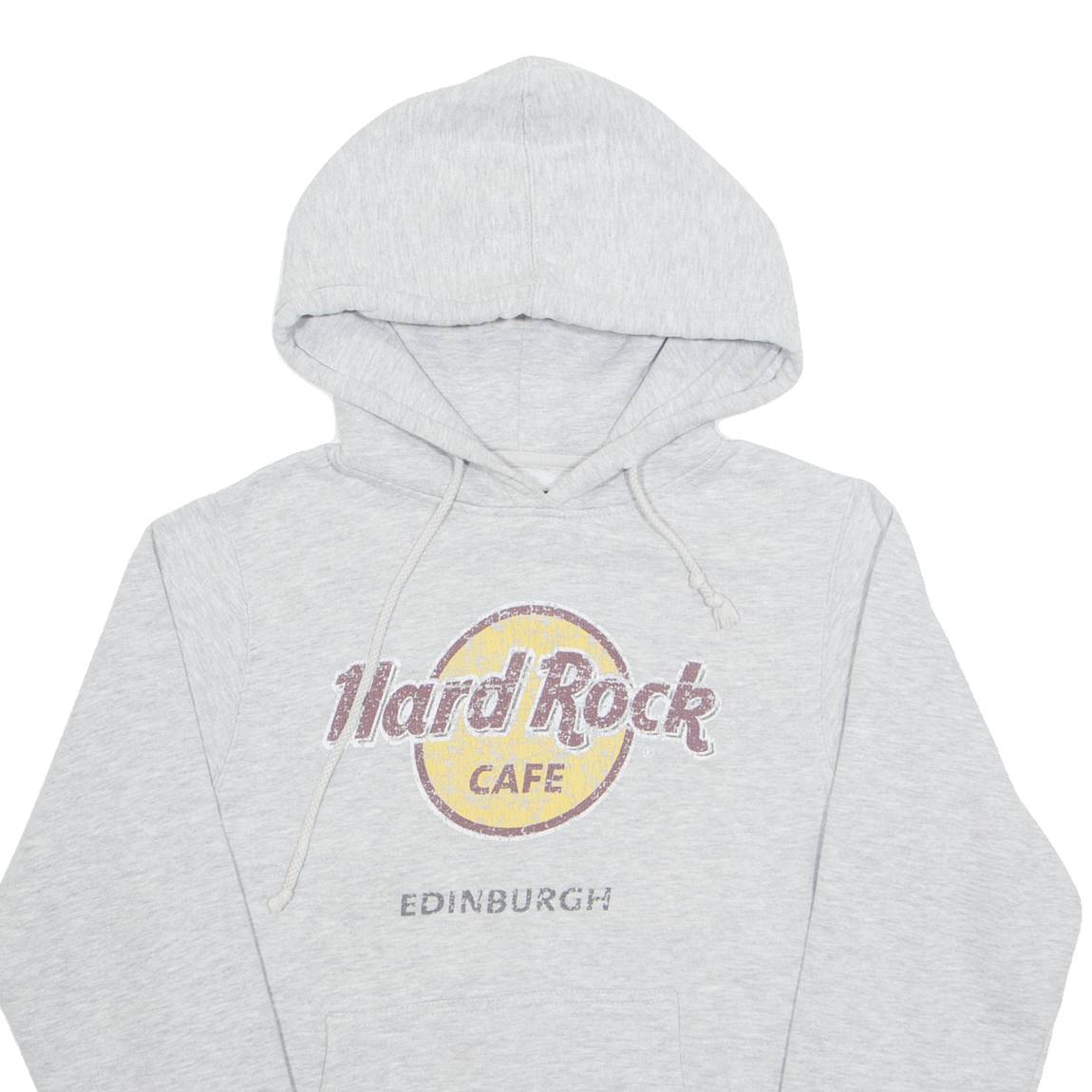 HARD ROCK CAFE Edinburgh Mens Grey Hoodie S