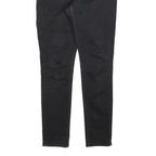 LEVI'S 311 Womens Slim Black Denim Raw W30 L30 Slim Fit Zip Jeans