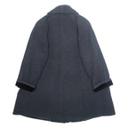 Womens Overcoat Jacket Grey Wool M