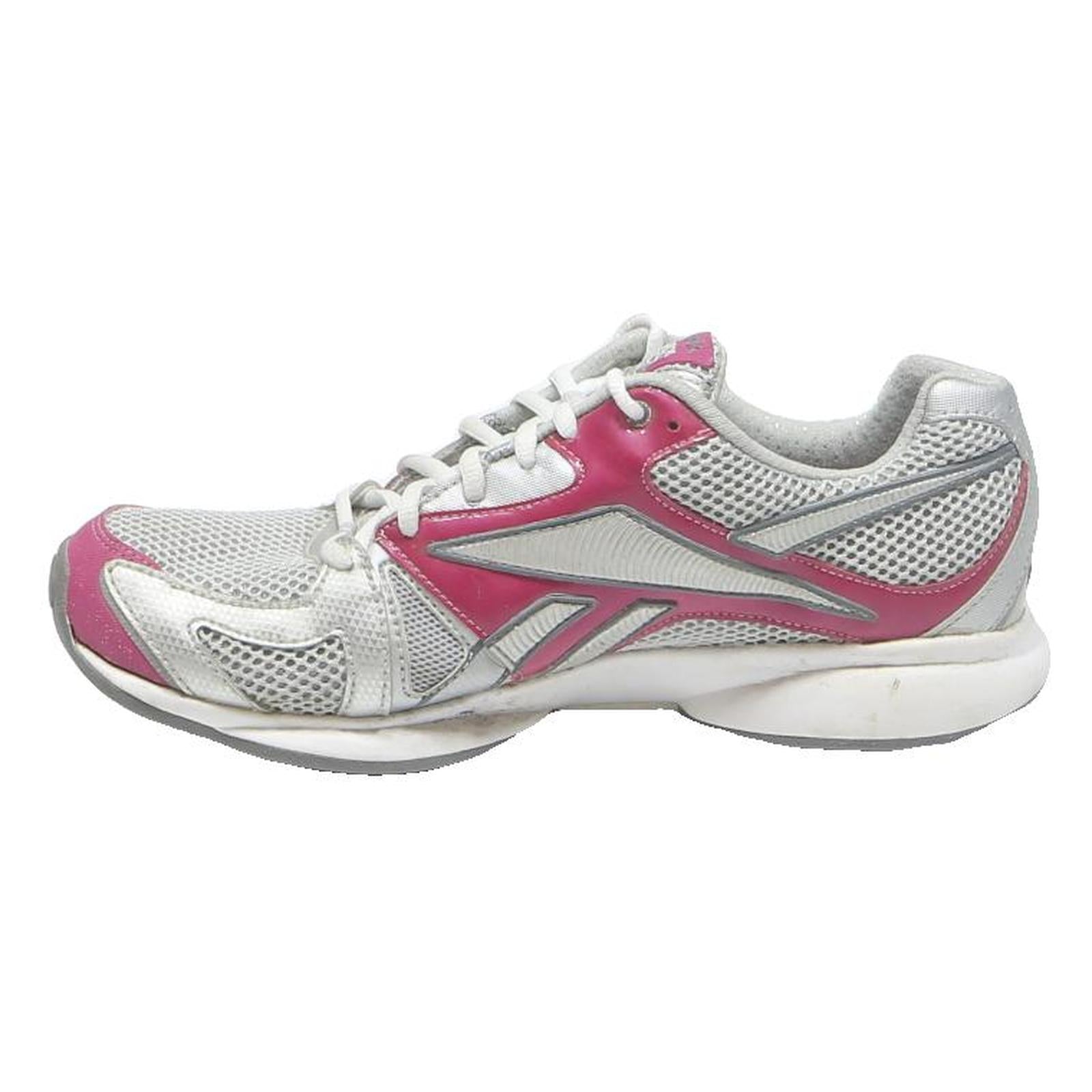 REEBOK Easytone Womens Trainers Pink & Silver Synthetic UK 5.5 Lightweight
